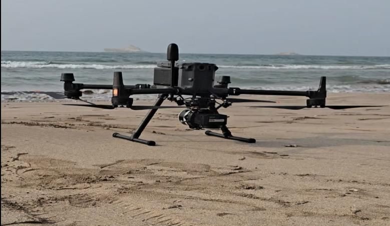 East North Technical Services — Drone M350 Beach, Oman